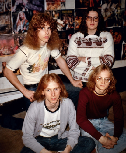 17 Oak Grove Studio, Meadville PA<br />Steve, John, Denny, Brian - 1977