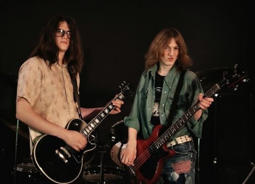41 Oak Grove Studio, Meadville PA<br />John, Brian - 1976