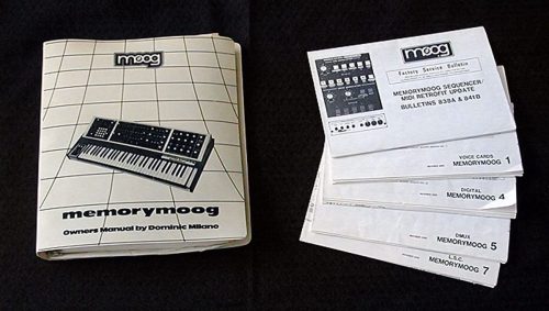 <span>073</span>Moog MemoryMoog #2<br />manuals