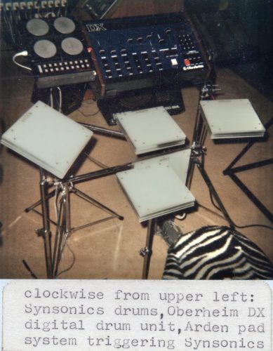 <span>09</span>Mattel Synsonics & Oberheim DX #1, <br />with Arden Systems pad kit
