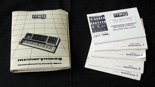 <span>073</span>Moog MemoryMoog #2<br />manuals